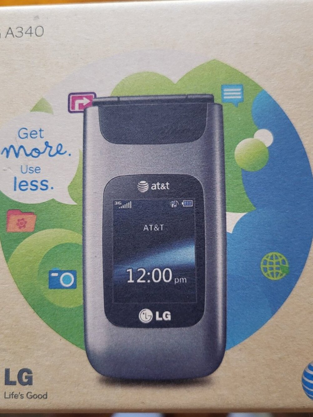 NWT - LG Flip Phone - Model A340